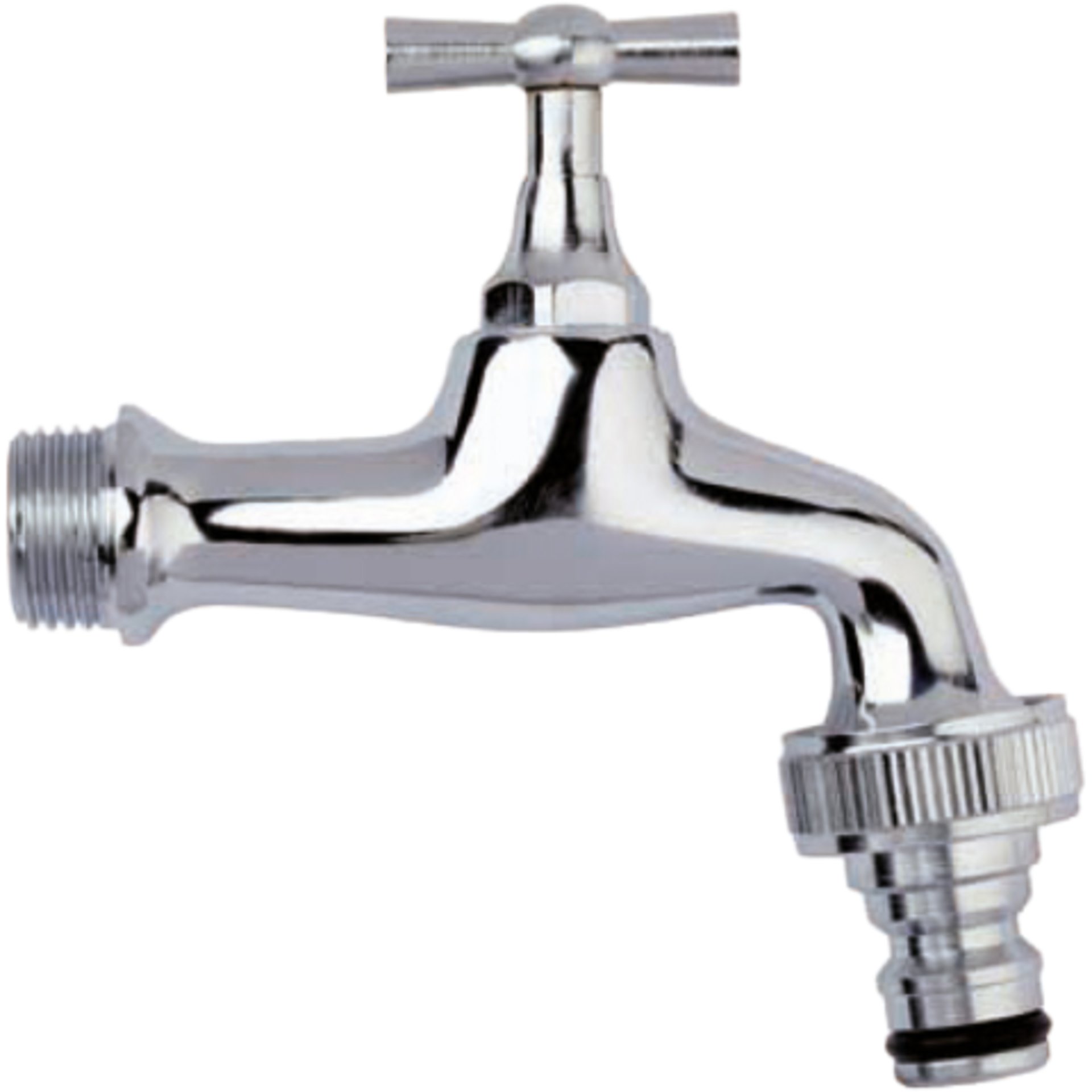 EWU Aqua Wasserhahn 3/4" verchromt Produktbild img1 L