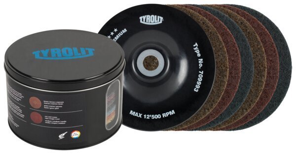 Tyrolit SCM Vliesscheiben SET 125x105x22,23 mm PREMIUM universell Produktbild img1 L