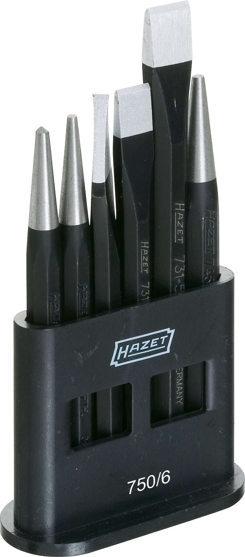 HAZET Meißel, ∙ Durchtreiber, ∙ Körner Satz 750/6 ∙ 6-teilig Produktbild img1 L