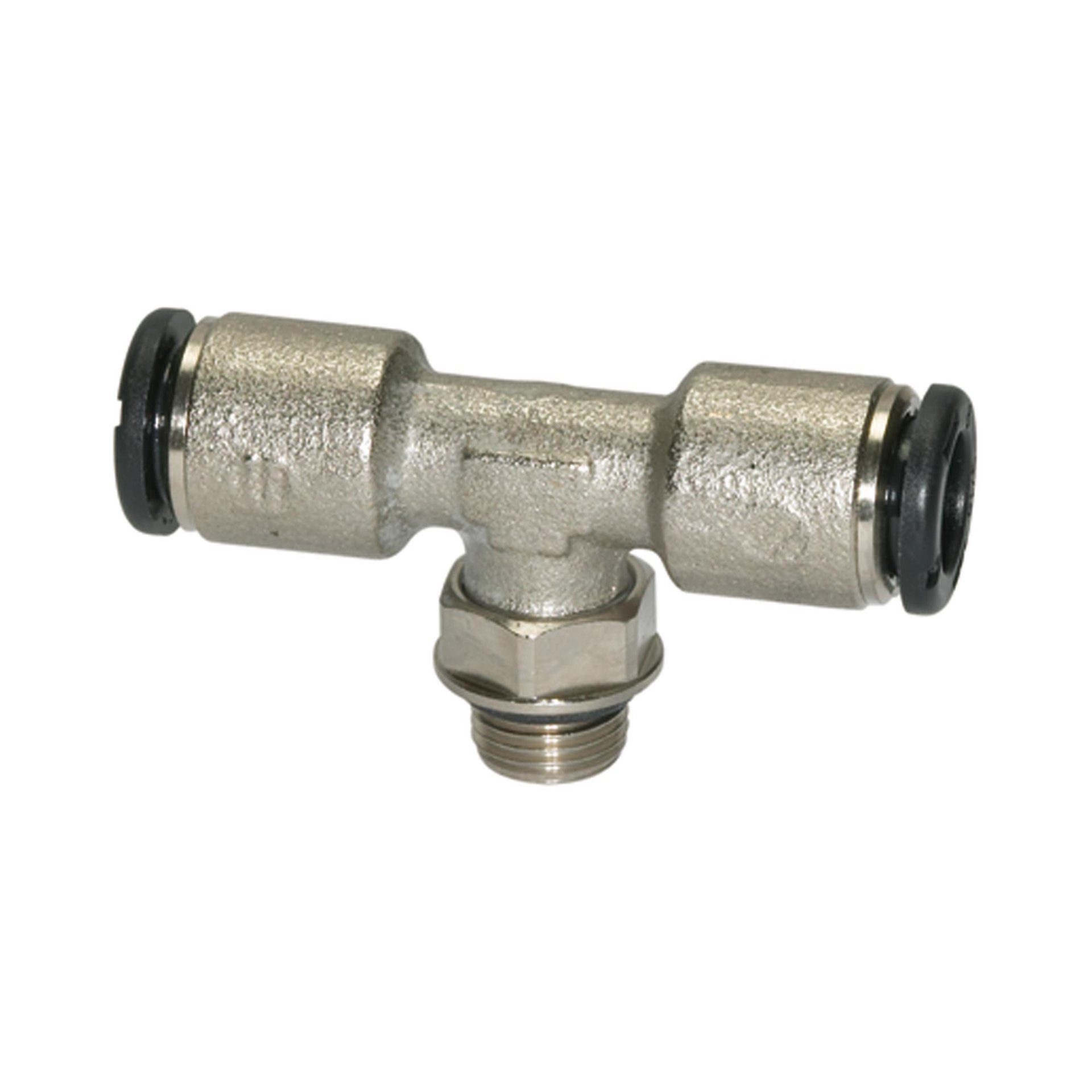 RIEGLER T-Steckverschraubung »click-clock«, drehbar, G 1/4 a.,Schlauch-Ø8 Produktbild img1 L
