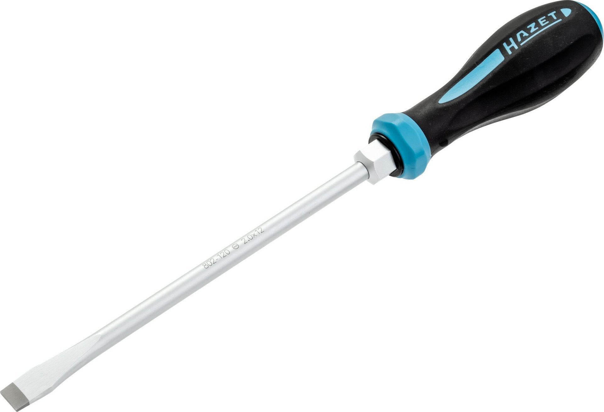 HAZET Schraubendreher HEXAnamic® 802-120 ∙ Schlitz Profil ∙ SW 2 x 12 mm Produktbild img1 L