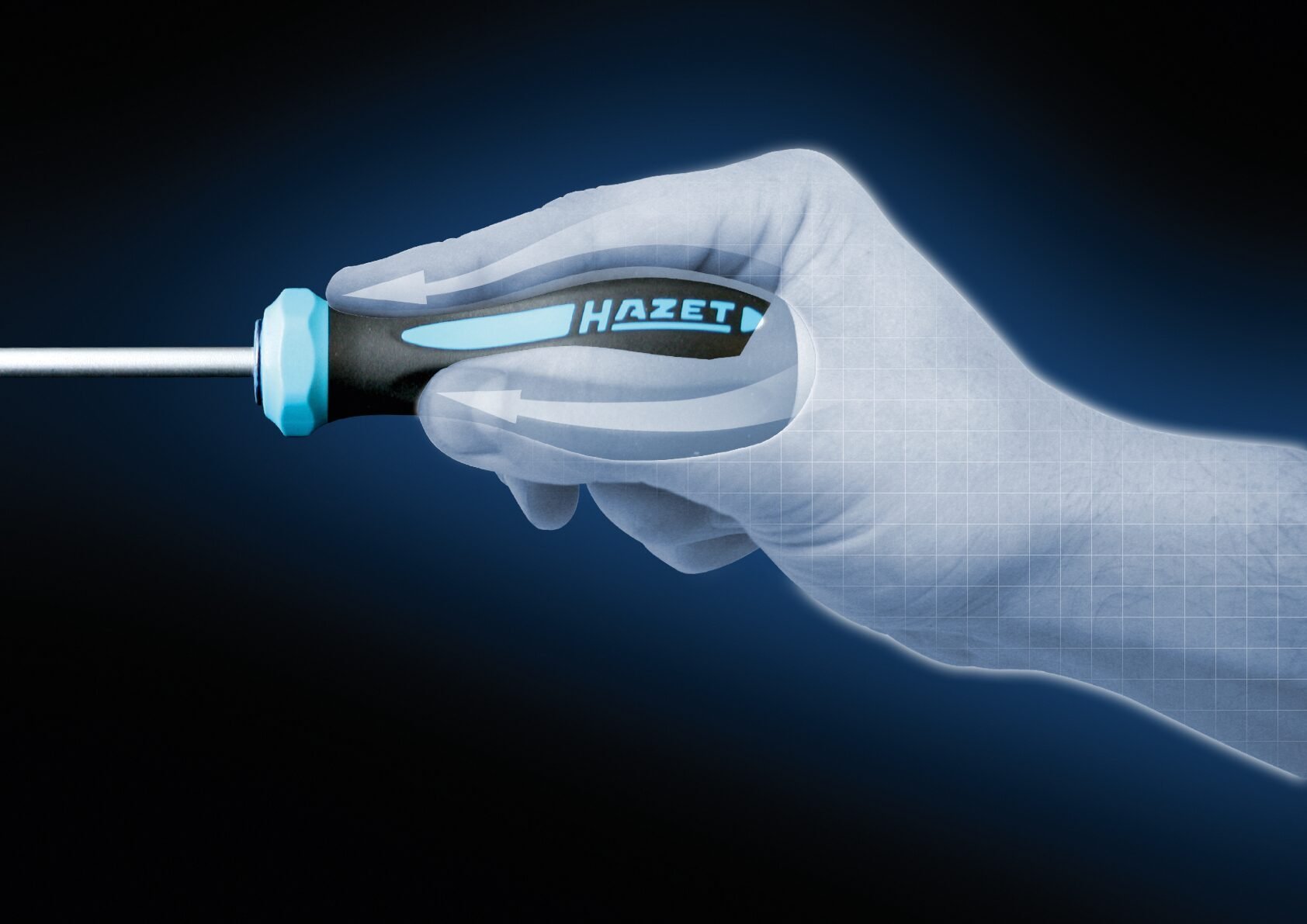 HAZET Schraubendreher Satz HEXAnamic® 802/10 ∙ Schlitz Profil, Kreuzschlitz Profil PH ∙ 10-teilig ∙ 0,6 x 3,5 – 1,6 x 10 ∙ PH1 – PH2 Produktbild img5 L