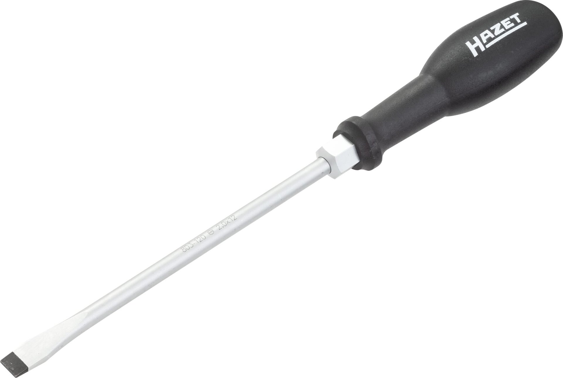 HAZET Schraubendreher 803-120 ∙ Schlitz Profil ∙ SW 2 x 12 mm Produktbild img1 L