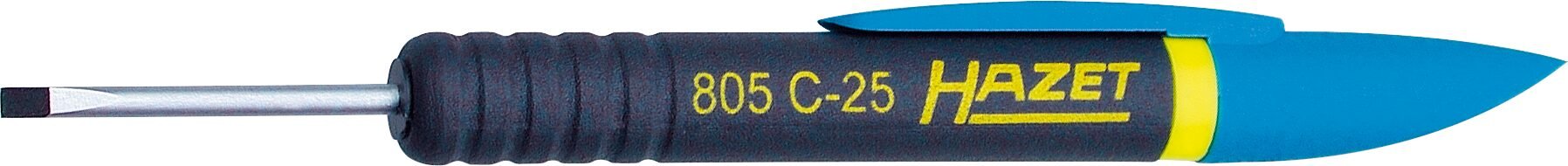 HAZET Clip-Schraubendreher 805C-25 ∙ Schlitz Profil ∙ SW 0,4 x 2,5 mm Produktbild img1 L