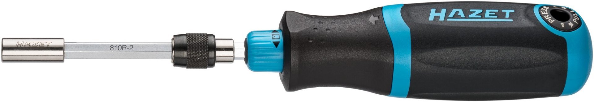 HAZET HAZET Bit Ratschen-Schraubendreher 810R-4 ∙ Schlitz Profil, Kreuzschlitz Profil PH, Innen Sechskant Profil, Innen TORX® Profil, 1/4 Zoll (6,3 mm) Sechskant hohl ∙ 13-teilig ∙ PH1 ∙ PH2 ∙ 3 – 6 ∙ T15 – T30 Produktbild img3 L