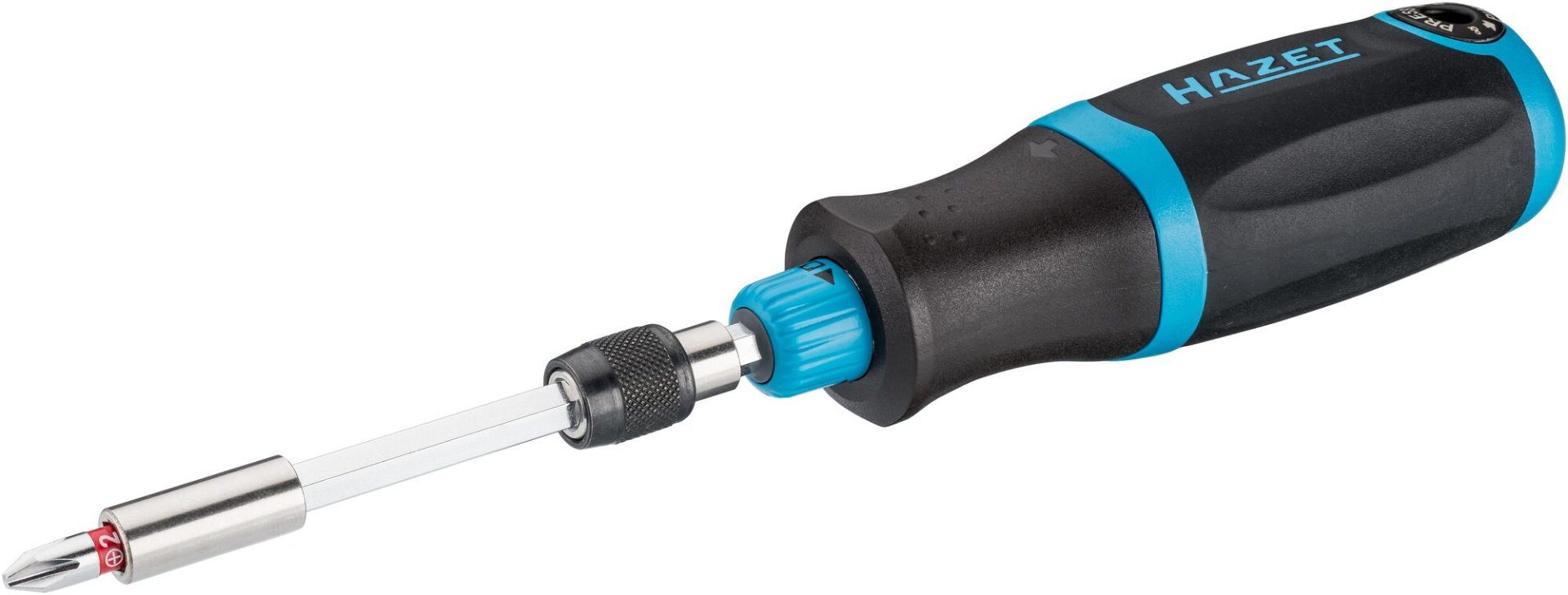 HAZET HAZET Bit Ratschen-Schraubendreher 810R-4 ∙ Schlitz Profil, Kreuzschlitz Profil PH, Innen Sechskant Profil, Innen TORX® Profil, 1/4 Zoll (6,3 mm) Sechskant hohl ∙ 13-teilig ∙ PH1 ∙ PH2 ∙ 3 – 6 ∙ T15 – T30 Produktbild img5 L