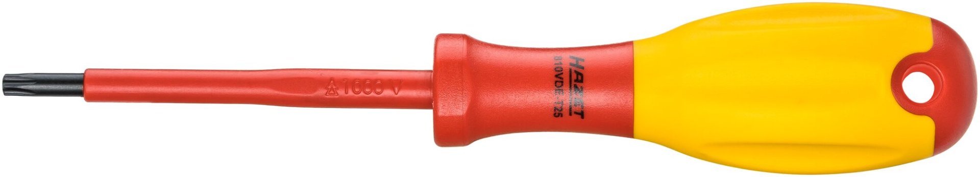 HAZET Elektriker-Schraubendreher ∙ schutzisoliert 810VDE-T25 ∙ Innen TORX® Profil ∙ SW T25 Produktbild img1 L