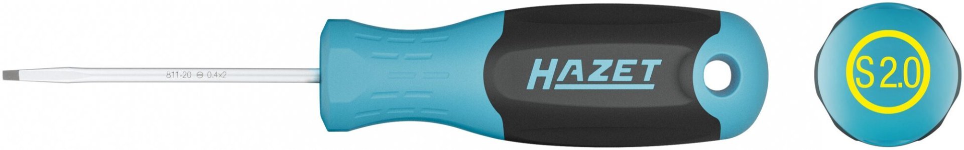 HAZET Schraubendreher 811-20 ∙ Schlitz Profil ∙ SW 0,4 x 2 mm Produktbild img10 L