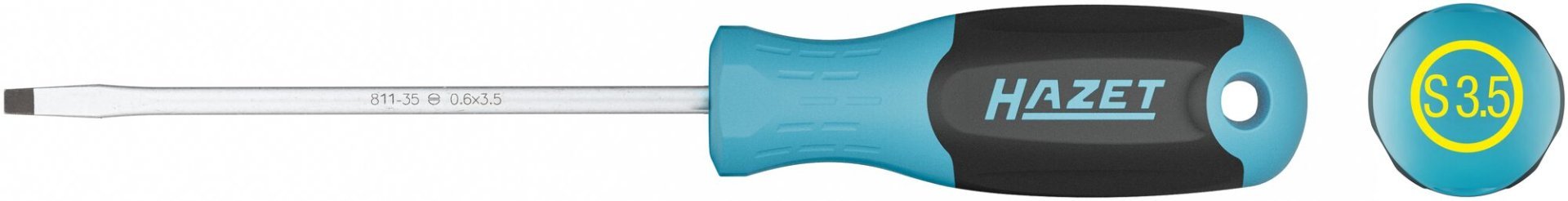 HAZET Schraubendreher 811-35 ∙ Schlitz Profil ∙ SW 0,6 x 3,5 mm Produktbild img10 L