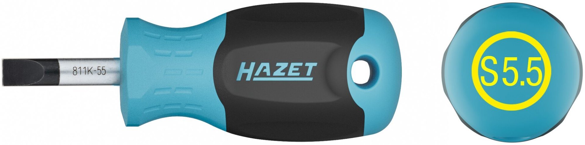 HAZET Schraubendreher 811K-55 ∙ Schlitz Profil ∙ SW 1 x 5,5 mm Produktbild img10 L