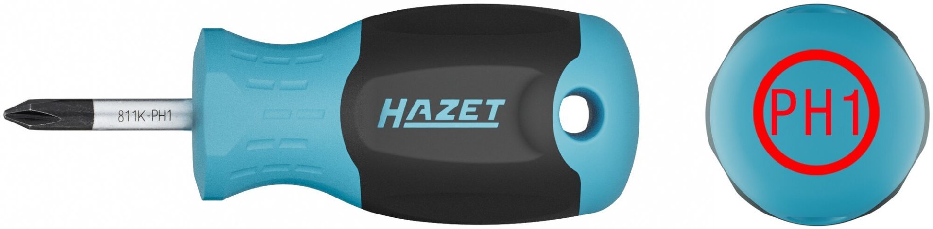 HAZET Schraubendreher 811K-PH1 ∙ Kreuzschlitz Profil PH ∙ SW PH1 Produktbild img10 L