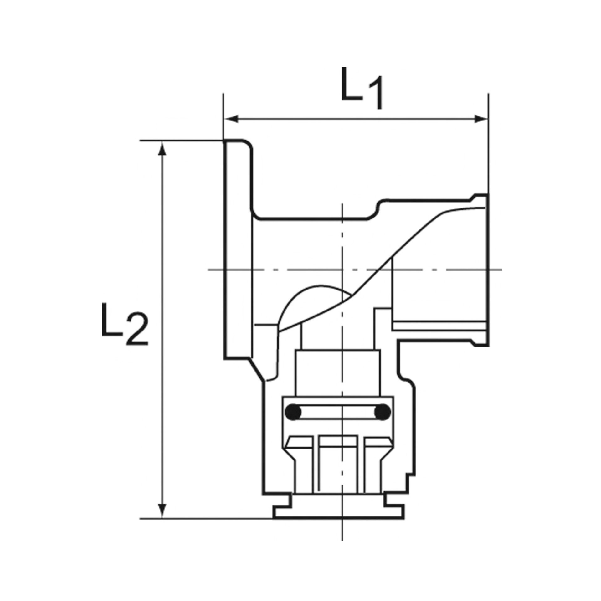 RIEGLER Wandwinkel, Messing, »speedfit« G 1/2, für Rohr Außen-ø 15 mm Produktbild img2 L