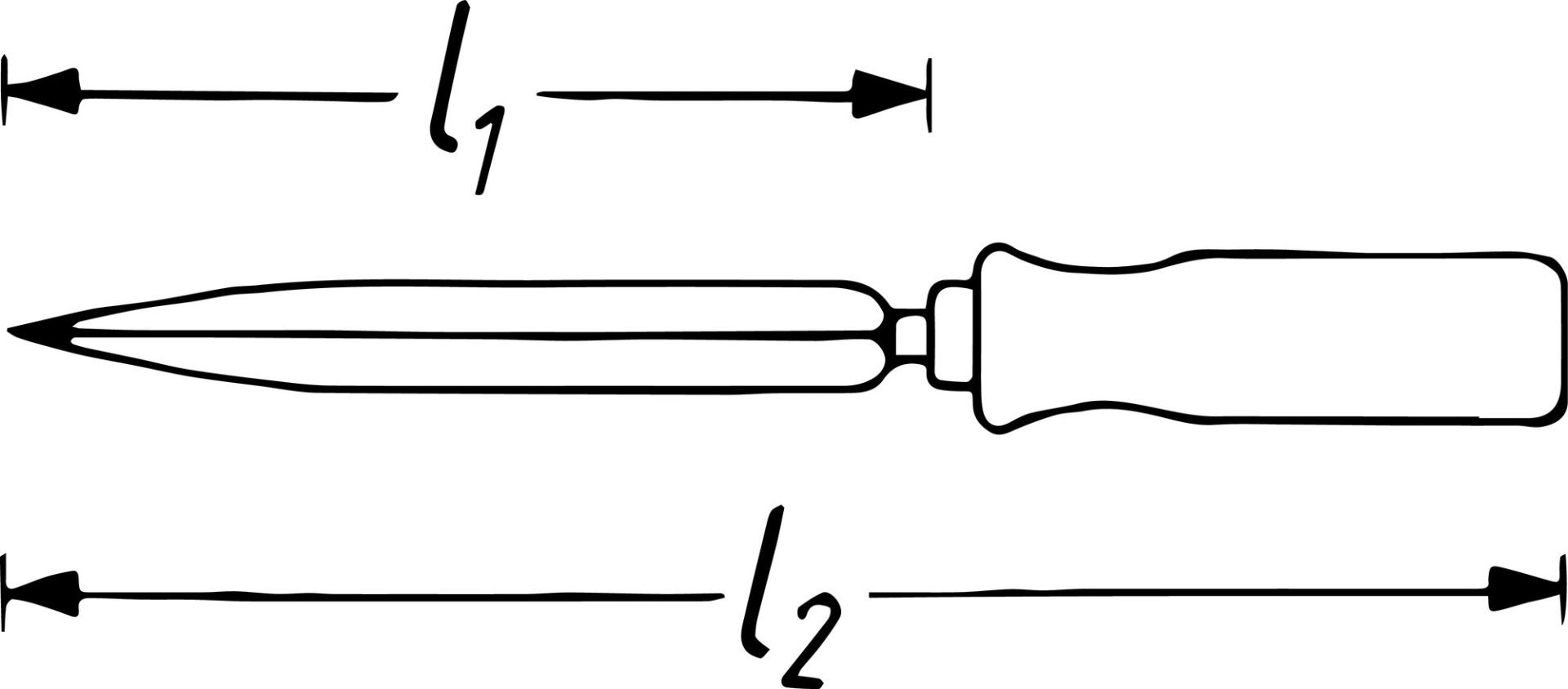 HAZET Dreikant-Hohlschaber 821-1 ∙ 260 mm Produktbild img5 L