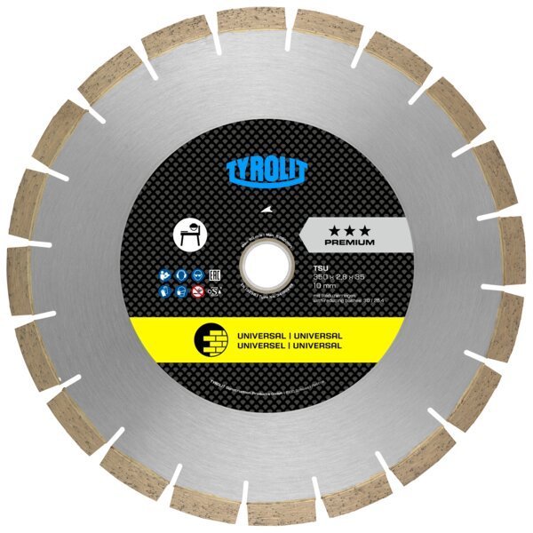 Tyrolit TSU Tischsägeblatt PREMIUM Univer. 650x3,9/3x60 Produktbild img1 L