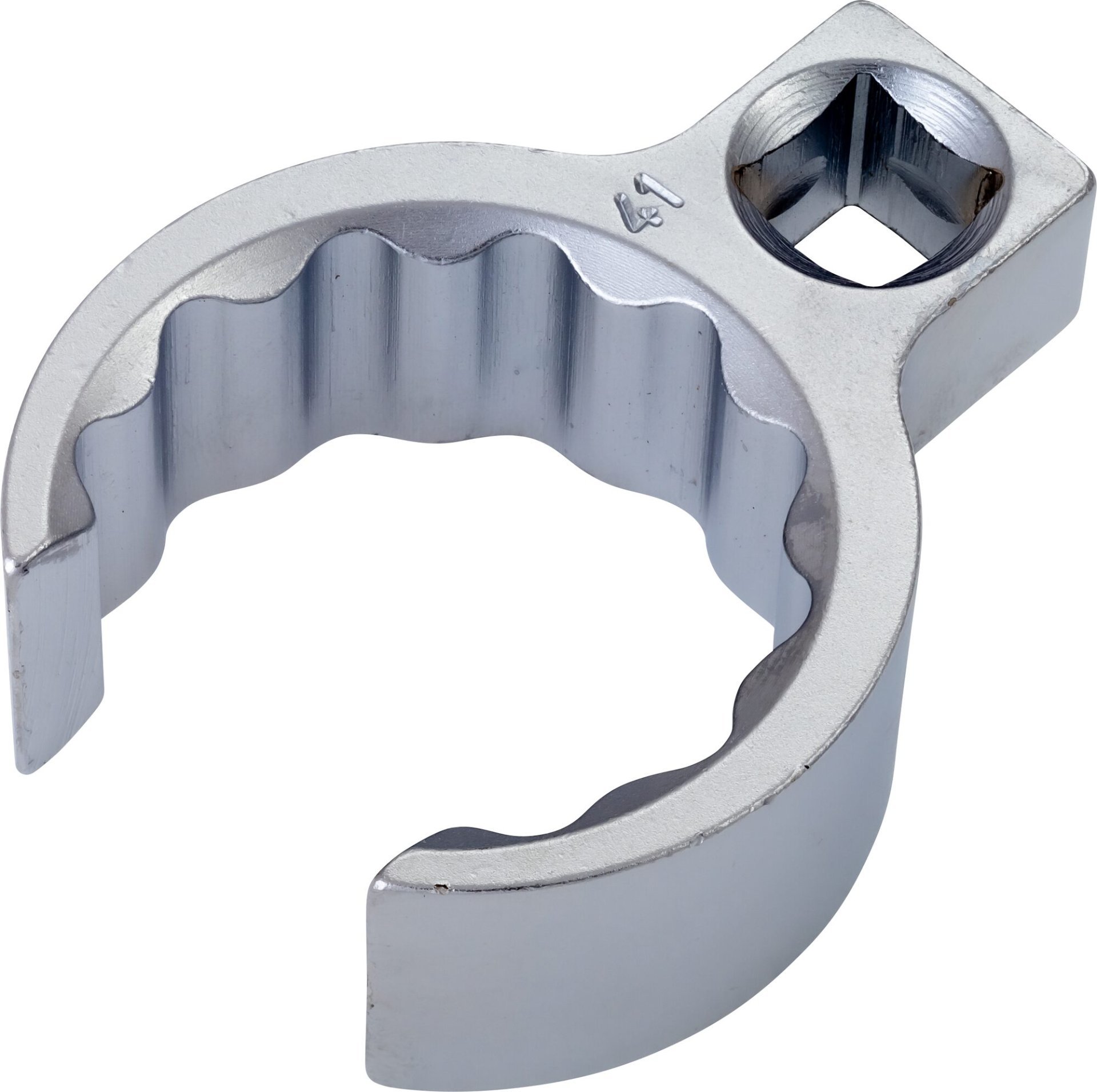 HAZET Ringschlüssel ∙ offen 848Z-41 ∙ 1/2 Zoll (12,5 mm) Vierkant hohl ∙ Außen Doppelsechskant Profil ∙ SW 41 mm ∙ Innenvierkant 12,5 = <sup>1</sup>⁄<sub>2</sub>″ Produktbild img1 L
