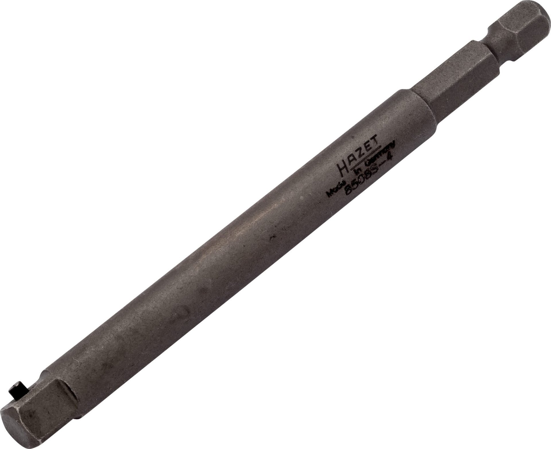 HAZET Schlag-, Maschinenschrauber Adapter 8508S-4 ∙ 1/4 Zoll (6,3 mm) Sechskant massiv ∙ 1/4 Zoll (6,3 mm) Vierkant massiv ∙ Länge: 100 mm Produktbild img1 L