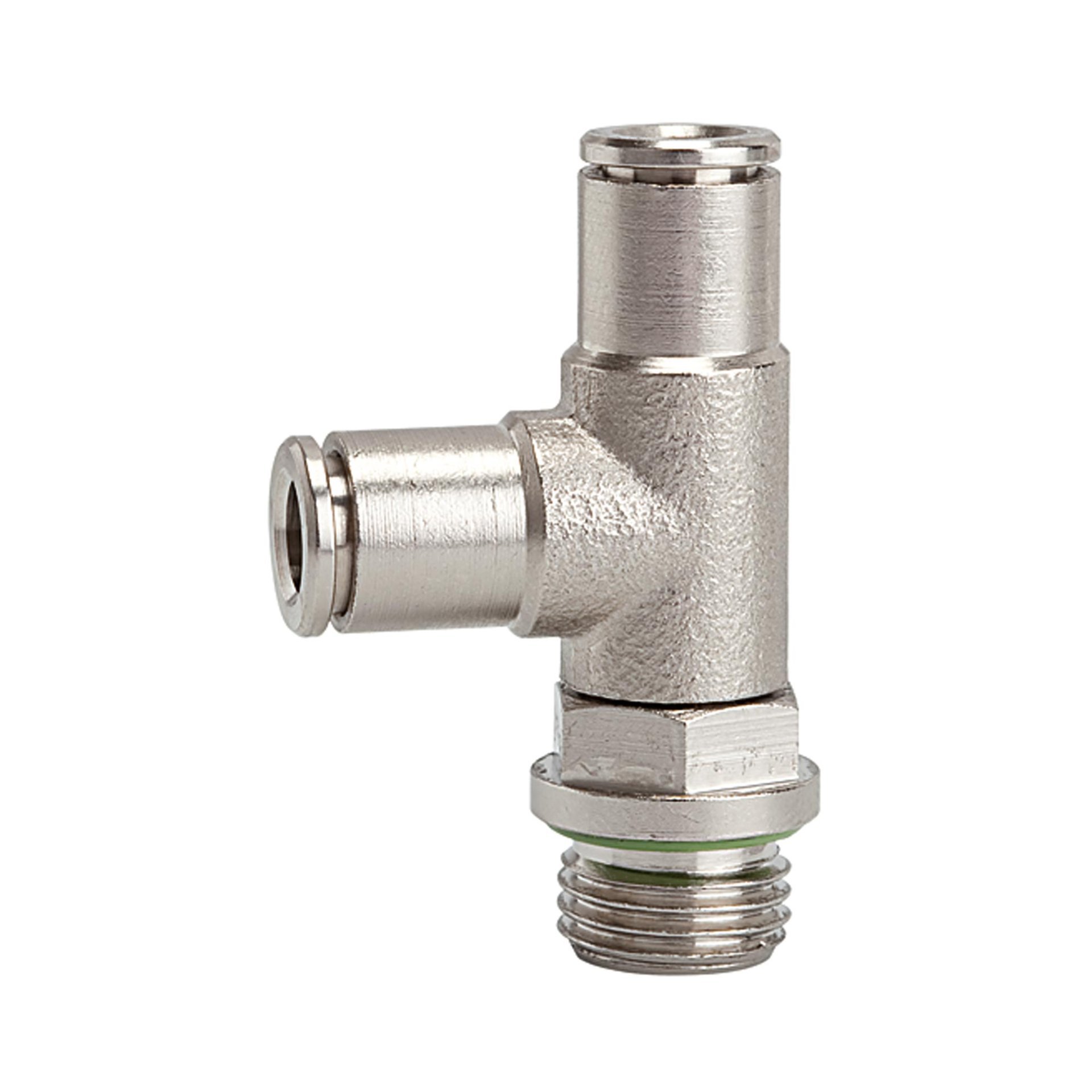 RIEGLER T-Steckverschraubung L-Form »metallica«, drehbar, M3 a. Ø 3 mm Produktbild img1 L