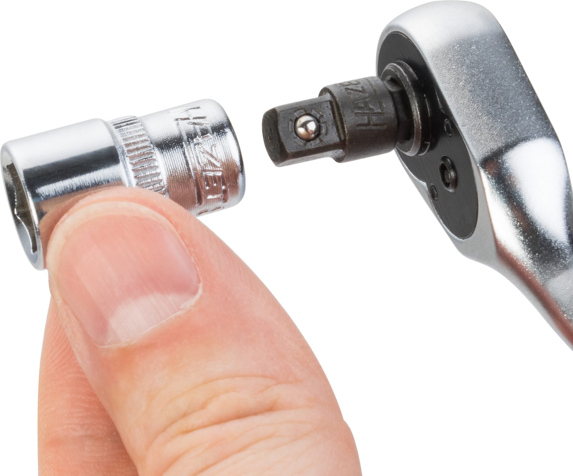 HAZET Umschaltknarre ∙ Vollstahl ∙ für Bits 863MBIT ∙ 1/4 Zoll (6,3 mm) Sechskant hohl ∙ Länge: 89 mm Produktbild img2 L