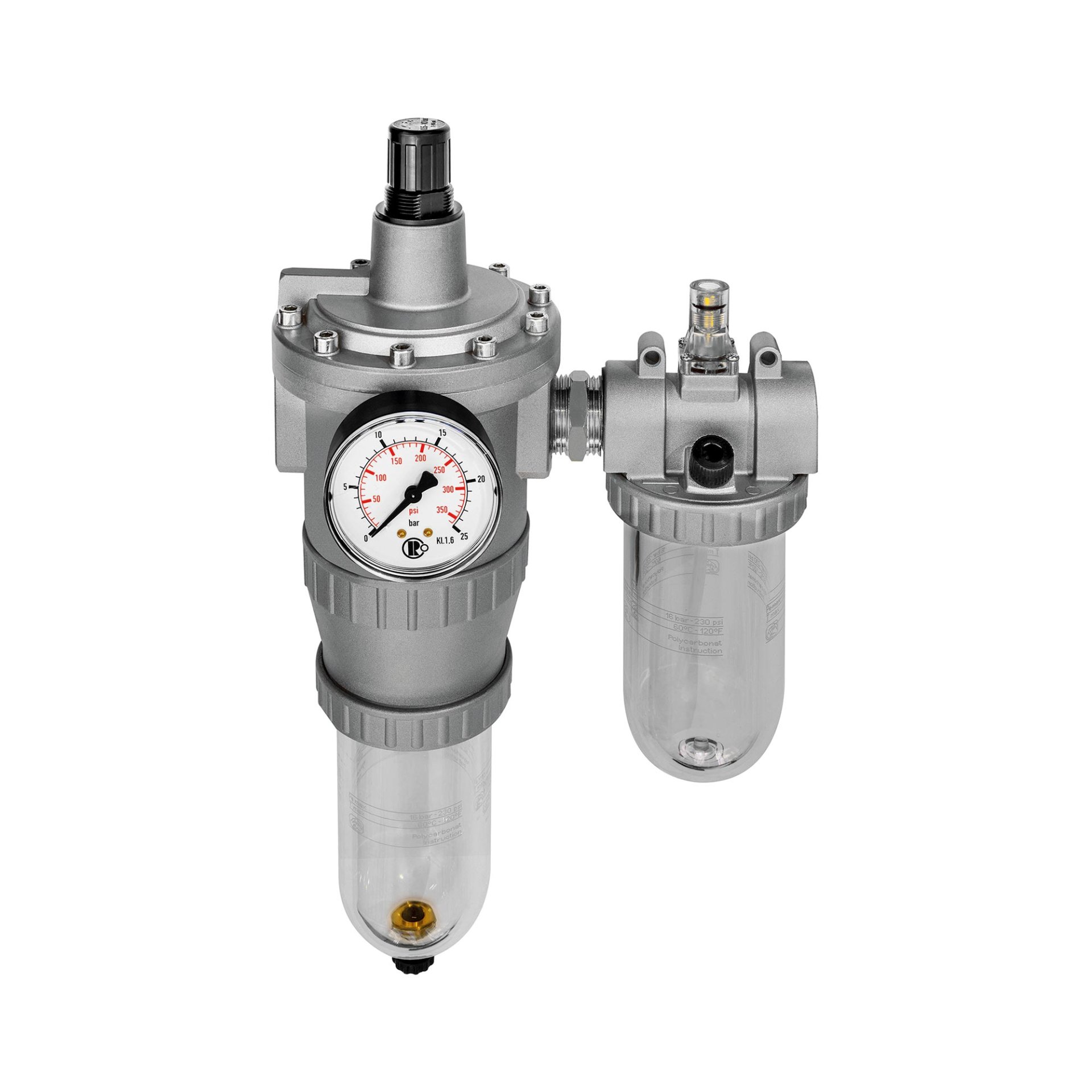 Wartungseinheit 2-tlg. »Standard«, mit PC-Behälter, BG 4, G 3/4 Produktbild img1 L