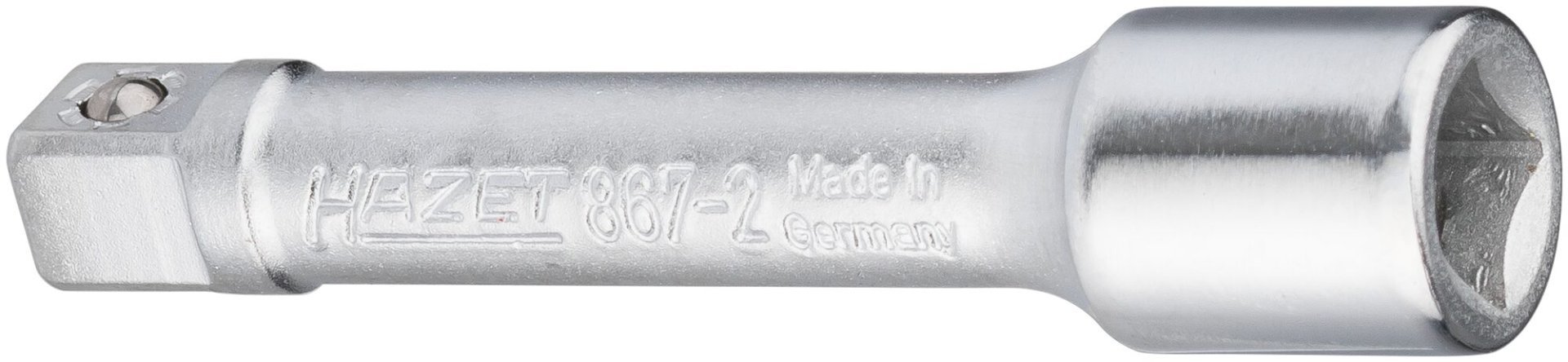 HAZET Verlängerung 867-2 ∙ 1/4 Zoll (6,3 mm) Vierkant hohl ∙ 1/4 Zoll (6,3 mm) Vierkant massiv ∙ Länge: 55 mm Produktbild img1 L