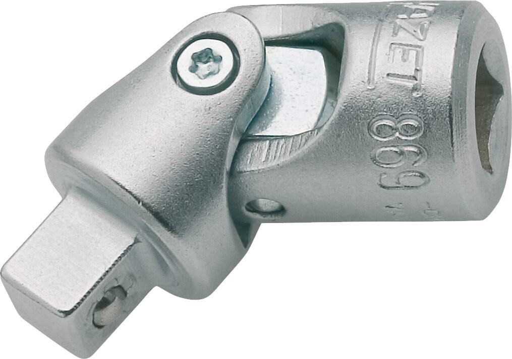 HAZET Universalgelenk 869 ∙ 1/4 Zoll (6,3 mm) Vierkant hohl ∙ 1/4 Zoll (6,3 mm) Vierkant massiv ∙ Länge: 36,5 mm Produktbild img1 L