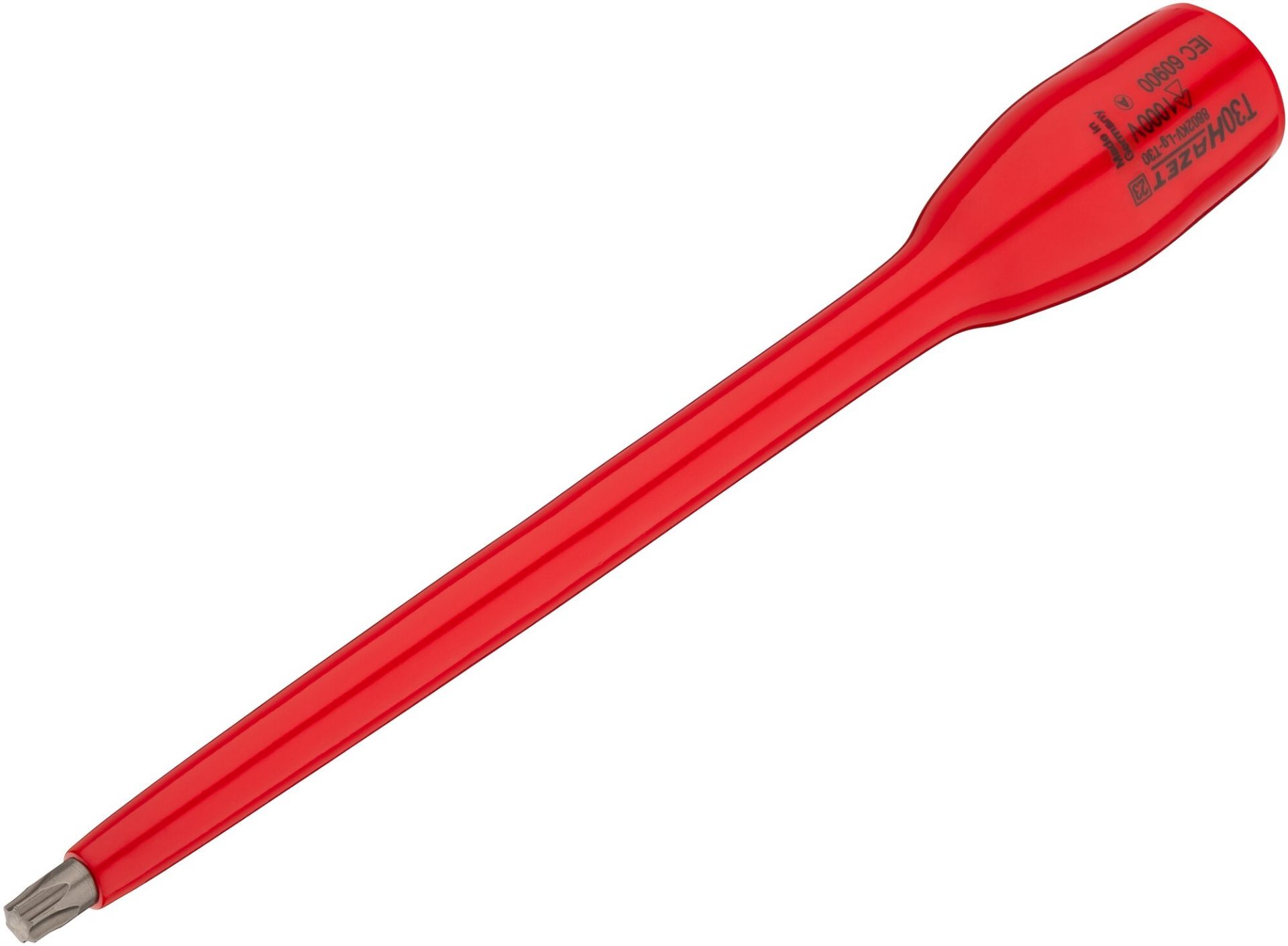 HAZET Schraubendreher-Steckschlüsseleinsatz ∙ schutzisoliert 8802KV-LG-T30 ∙ 3/8 Zoll (10 mm) Vierkant hohl ∙ Innen TORX® Profil ∙ SW T30 Produktbild img1 L