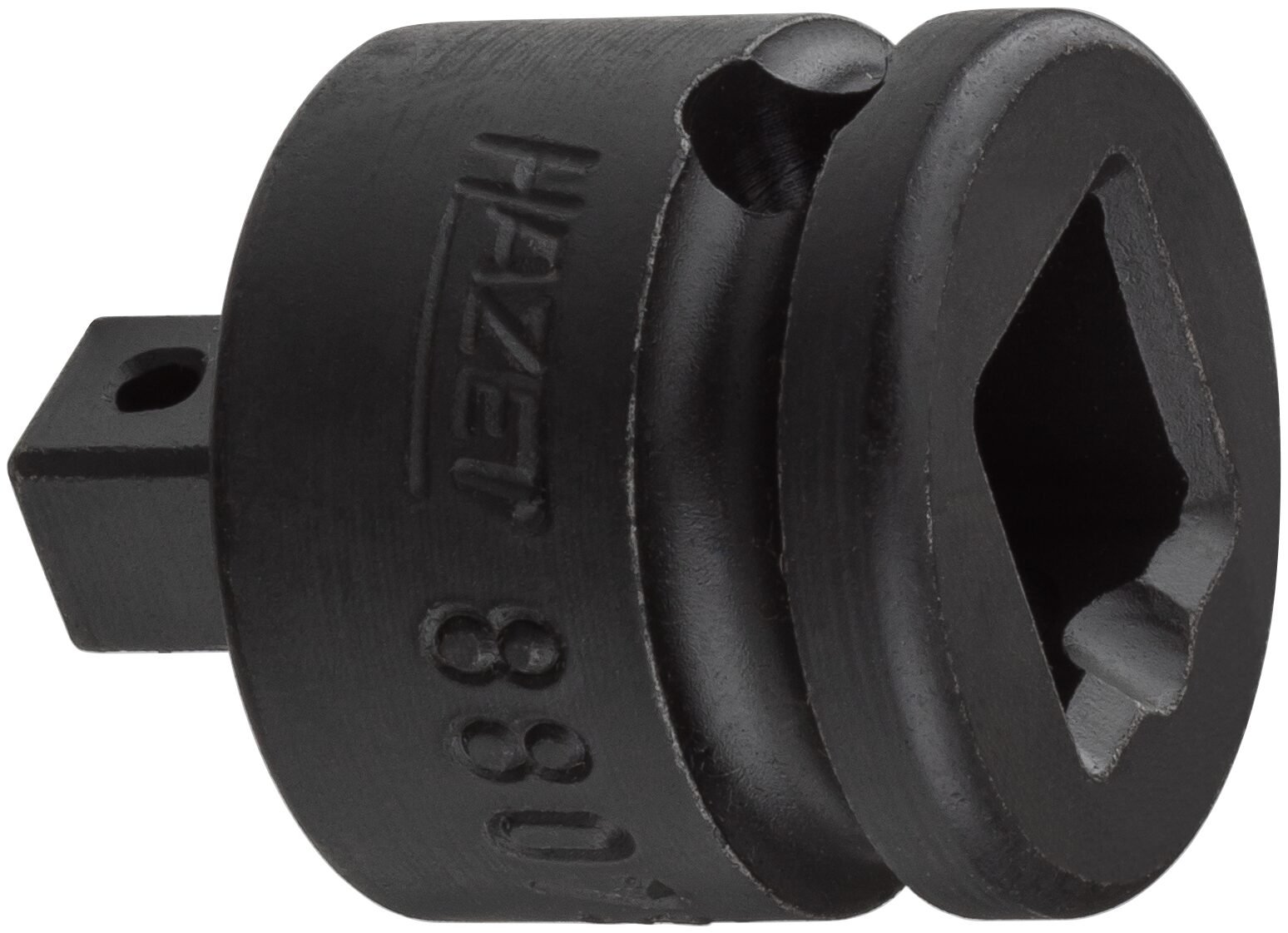 HAZET Reduzierstück 8807S ∙ 3/8 Zoll (10 mm) Vierkant hohl ∙ 1/4 Zoll (6,3 mm) Vierkant massiv ∙ Länge: 28 mm Produktbild img1 L