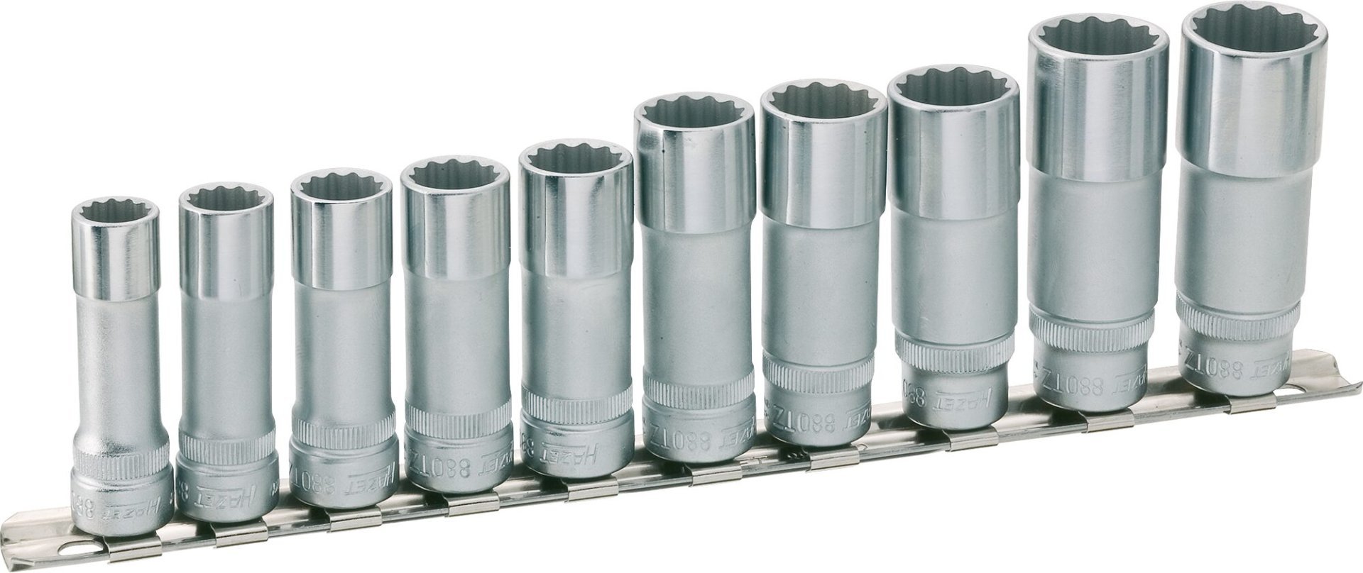 Doppelsechskant Steckschlüssel Satz 880TZ/10H ∙ 3/8 Zoll (10 mm) Vierkant hohl ∙ Außen Doppelsechskant Profil ∙ 10-teilig ∙ 10 ∙ 11 ∙ 12 ∙ 13 ∙ 14 ∙ 15 ∙ 16 ∙ 17 ∙ 18 ∙ 19 Produktbild img1 L