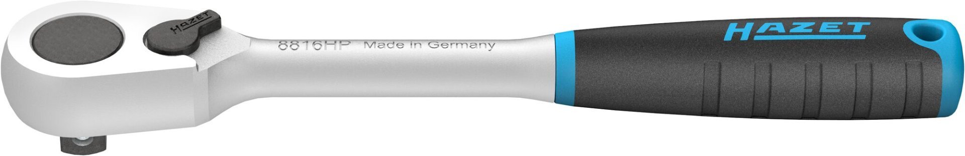 HAZET HiPer Feinzahn-Umschaltknarre 8816HP ∙ 3/8 Zoll (10 mm) Vierkant massiv ∙ Länge: 200 mm Produktbild img1 L
