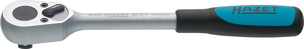 HAZET Umschaltknarre 8816P ∙ 3/8 Zoll (10 mm) Vierkant massiv ∙ Länge: 199 mm Produktbild img1 L
