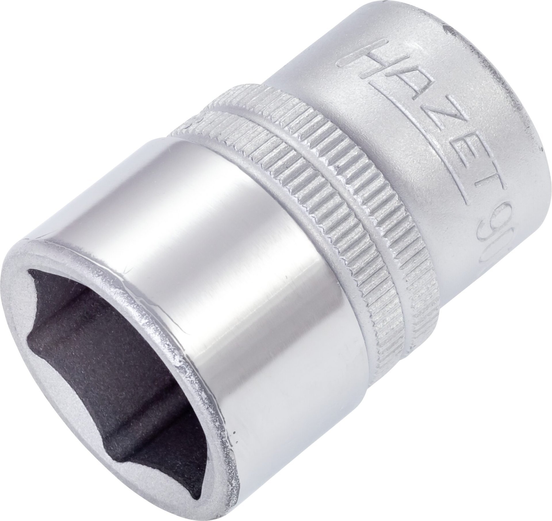 HAZET Steckschlüsseleinsatz 900-19 ∙ 1/2 Zoll (12,5 mm) Vierkant hohl ∙ Außen Sechskant-Tractionsprofil ∙ SW 19 mm Produktbild img1 L