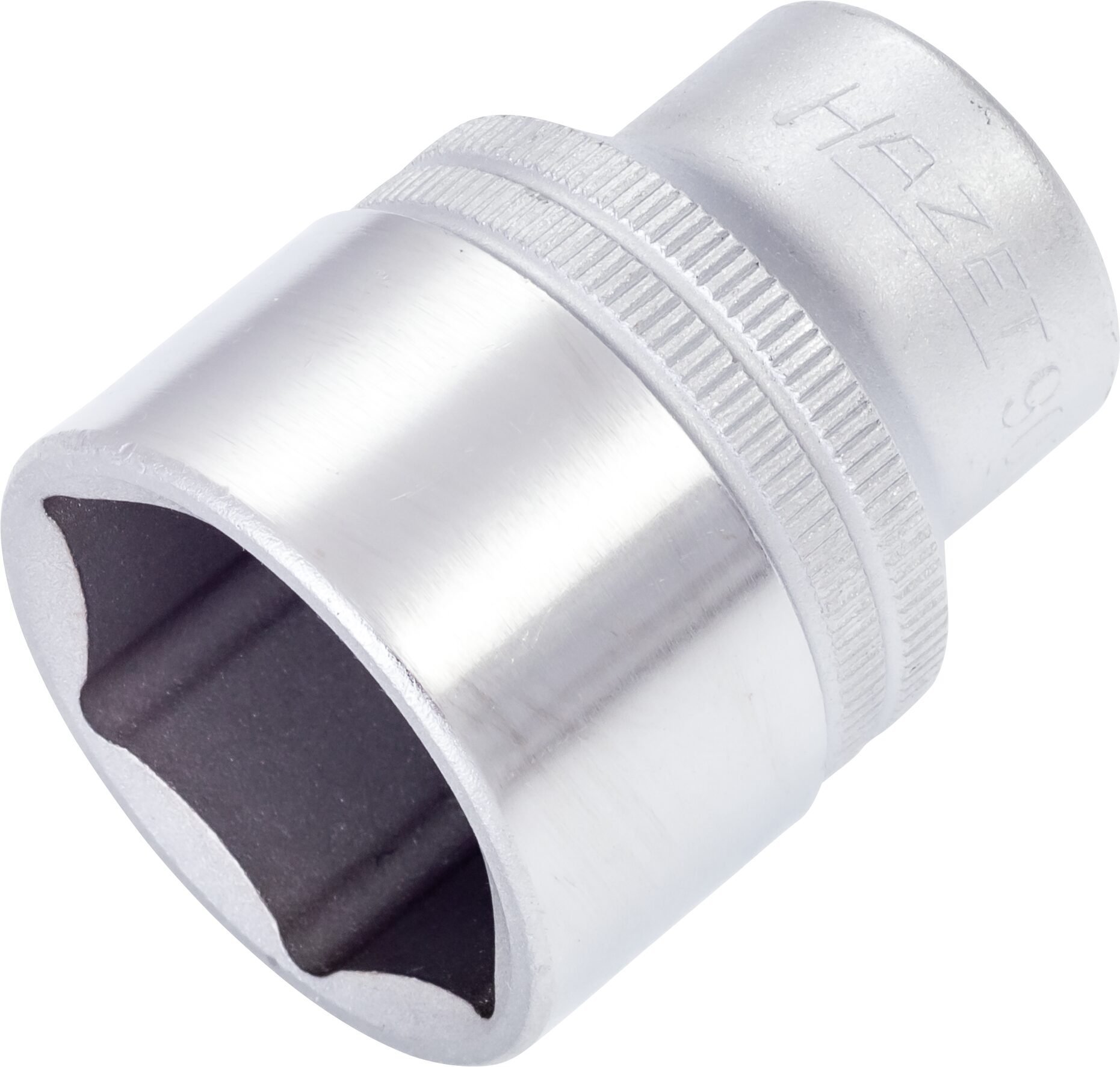 HAZET Steckschlüsseleinsatz 900-27 ∙ 1/2 Zoll (12,5 mm) Vierkant hohl ∙ Außen Sechskant-Tractionsprofil ∙ SW 27 mm Produktbild img1 L