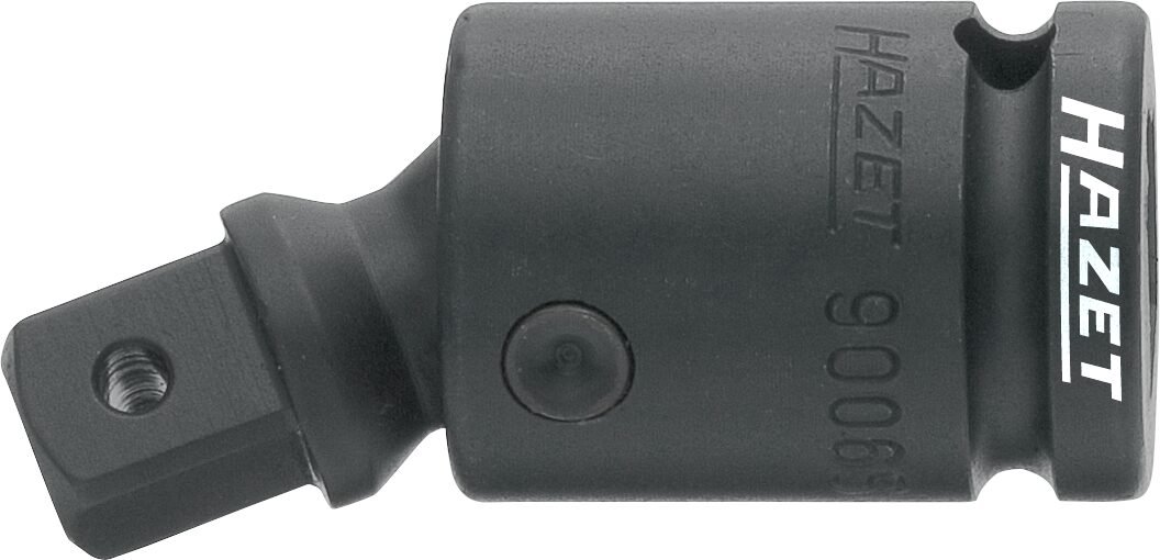 HAZET Schlag-, Maschinenschrauber Gelenkstück 9006S ∙ 1/2 Zoll (12,5 mm) Vierkant hohl ∙ 1/2 Zoll (12,5 mm) Vierkant massiv ∙ Länge: 69 mm Produktbild img1 L