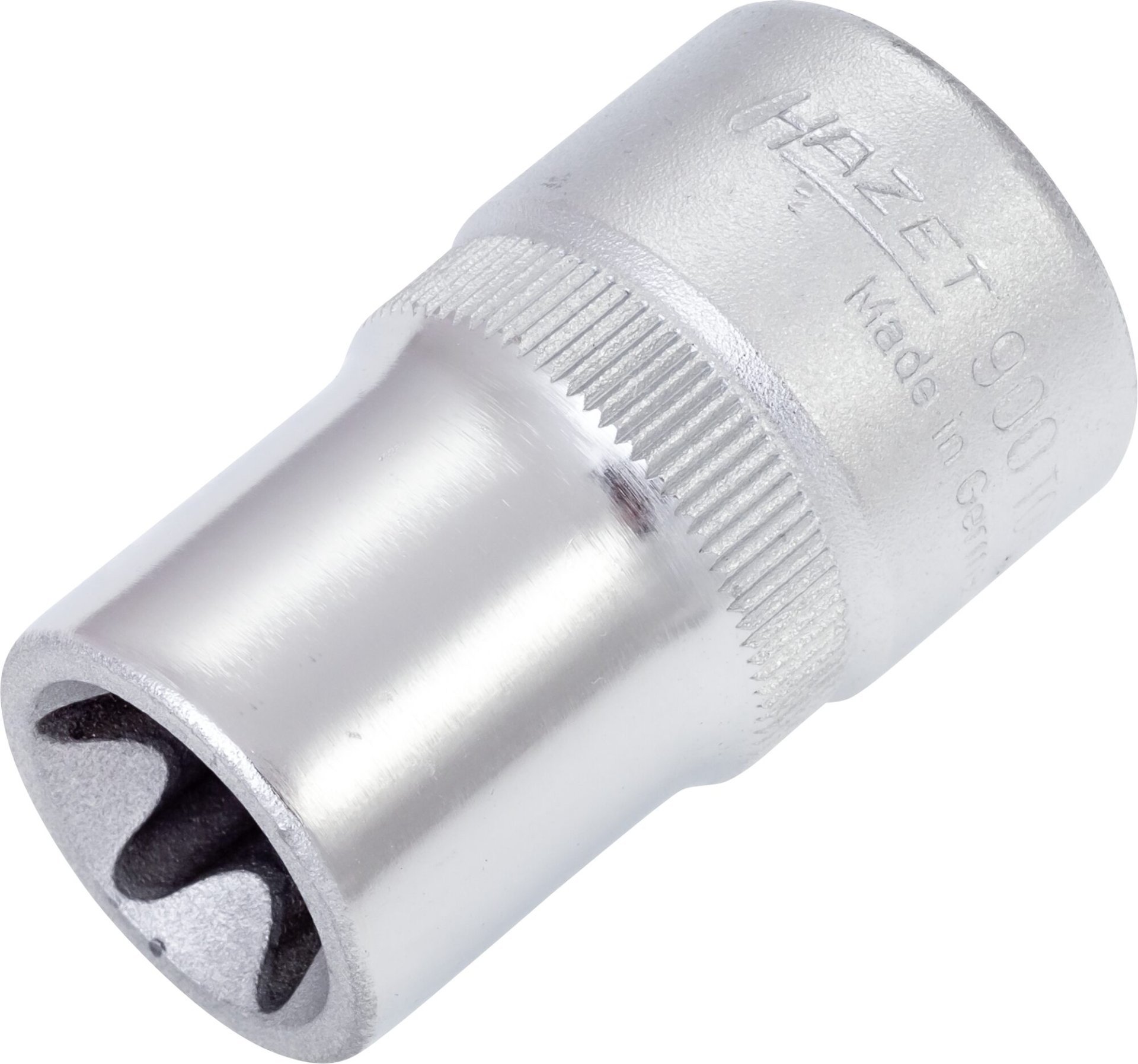 HAZET Steckschlüsseleinsatz 900-E16 ∙ 1/2 Zoll (12,5 mm) Vierkant hohl ∙ Außen TORX® Profil ∙ SW E16 Produktbild img1 L