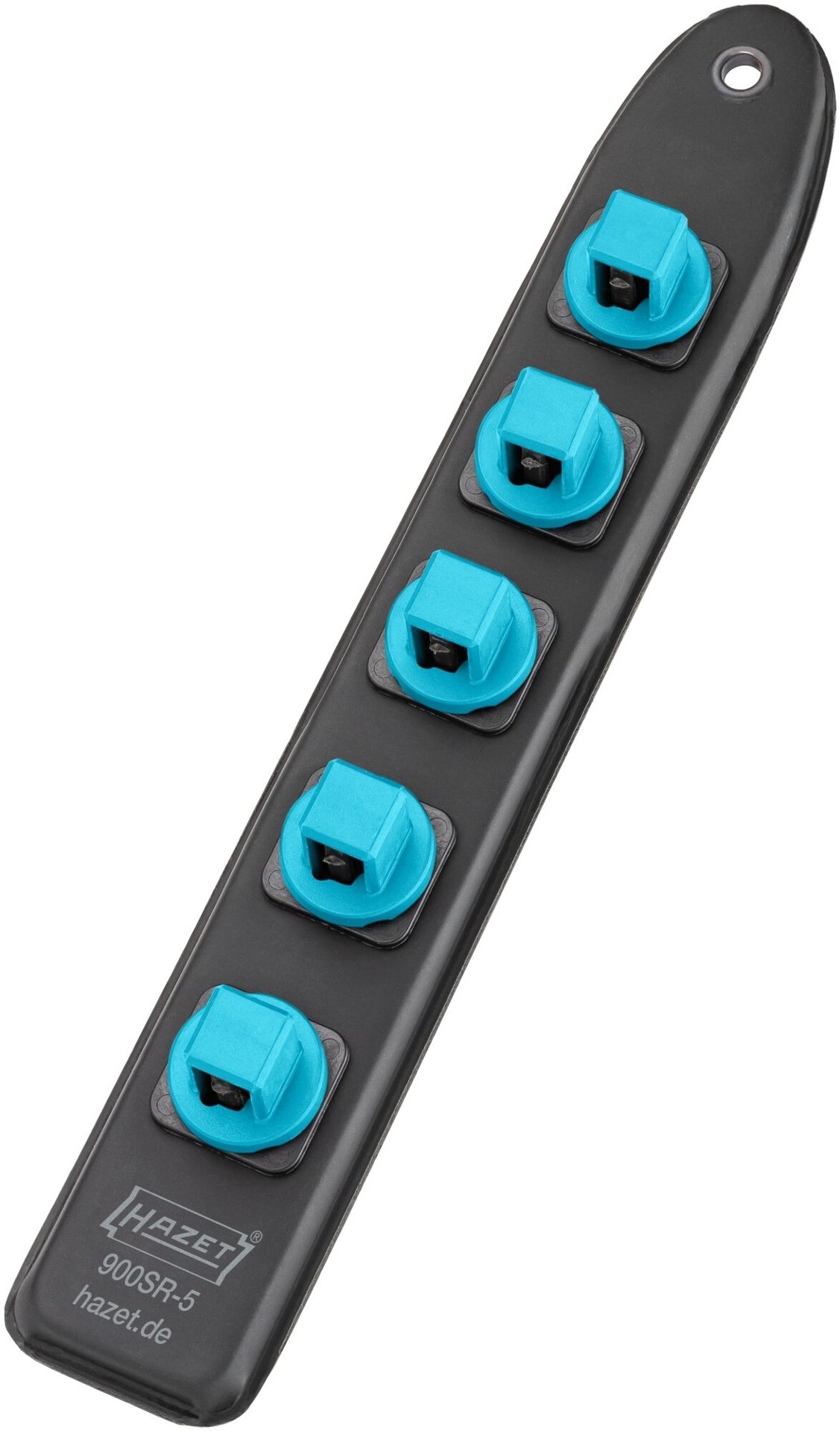 HAZET SmartRail ∙ Flexible Kunststoff-Steckleiste 900SR-5 ∙ 1/2 Zoll (12,5 mm) Vierkant hohl ∙ L x B x H: 245 mm x 37,4 mm x 29,2 mm Produktbild img2 L