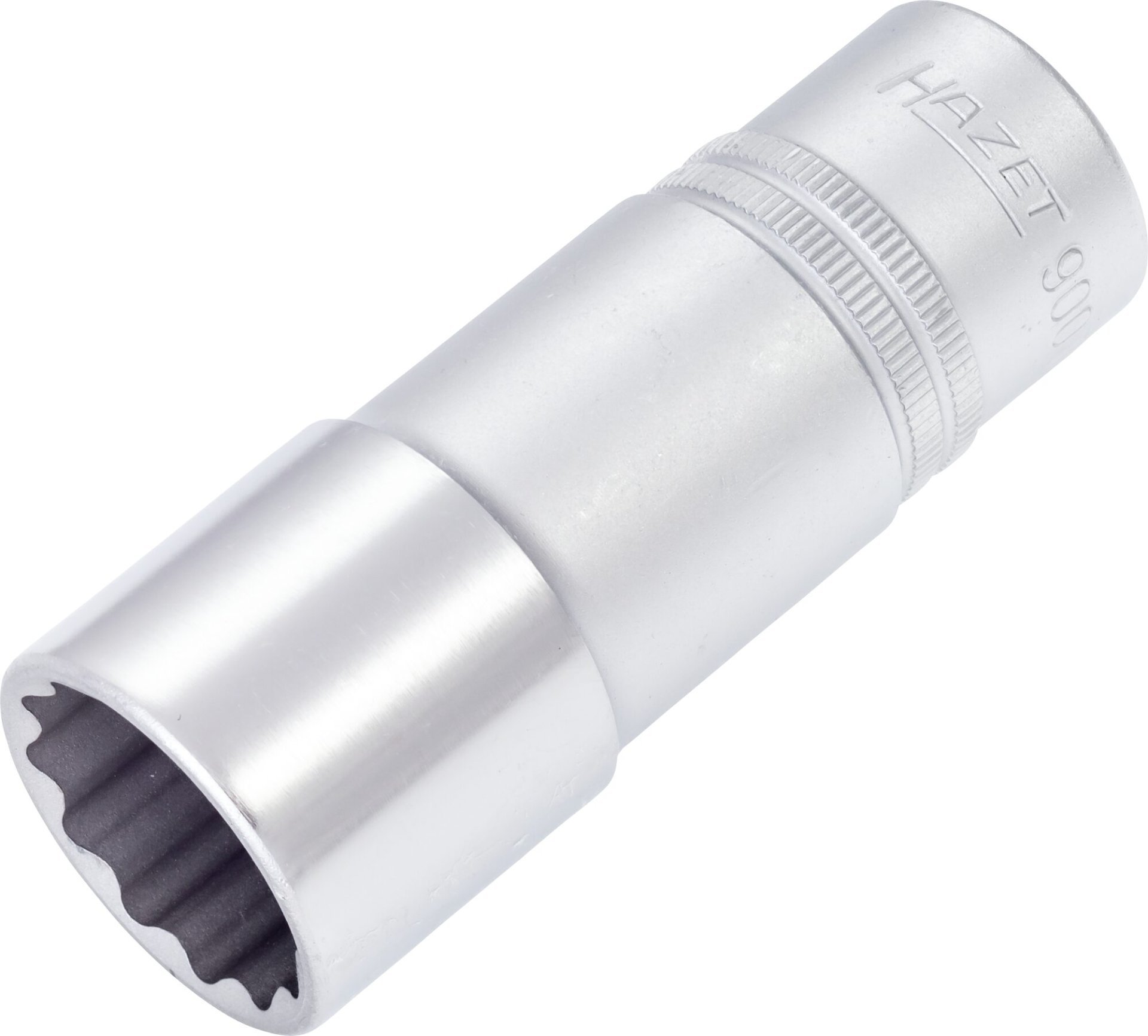 HAZET Steckschlüsseleinsatz 900TZ-24 ∙ 1/2 Zoll (12,5 mm) Vierkant hohl ∙ Außen Doppelsechskant-Tractionsprofil ∙ SW 24 mm Produktbild img1 L