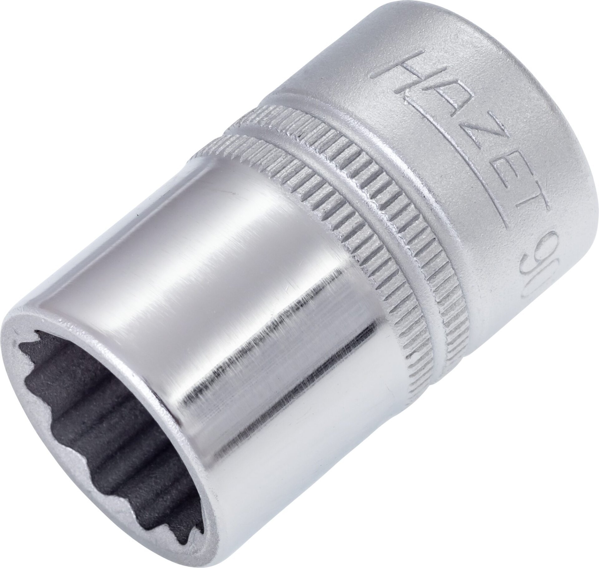 HAZET Steckschlüsseleinsatz 900Z-16 ∙ 1/2 Zoll (12,5 mm) Vierkant hohl ∙ Außen Doppelsechskant-Tractionsprofil ∙ SW 16 mm Produktbild img1 L