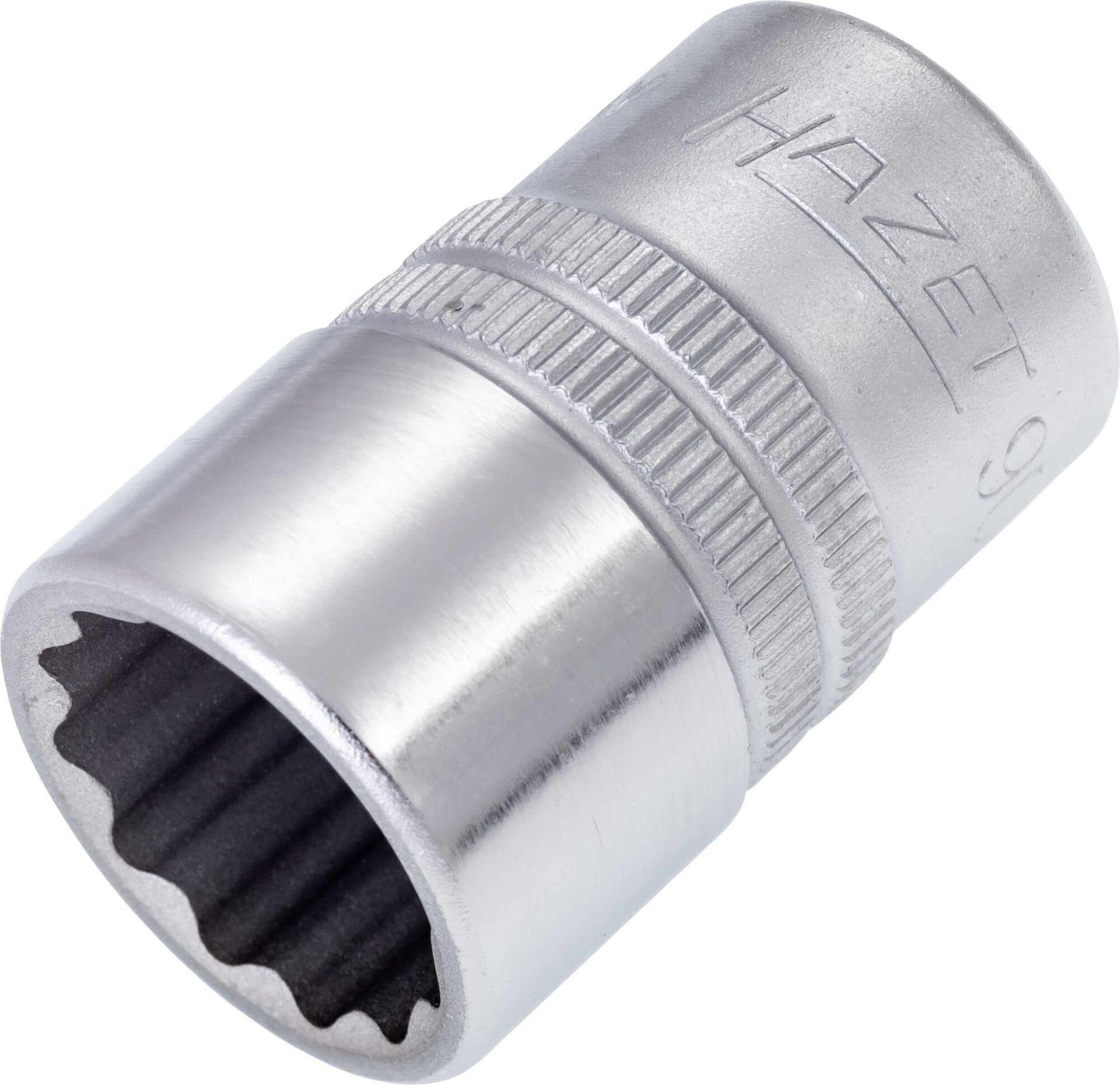 HAZET Steckschlüsseleinsatz 900Z-17 ∙ 1/2 Zoll (12,5 mm) Vierkant hohl ∙ Außen Doppelsechskant-Tractionsprofil ∙ SW 17 mm Produktbild img1 L