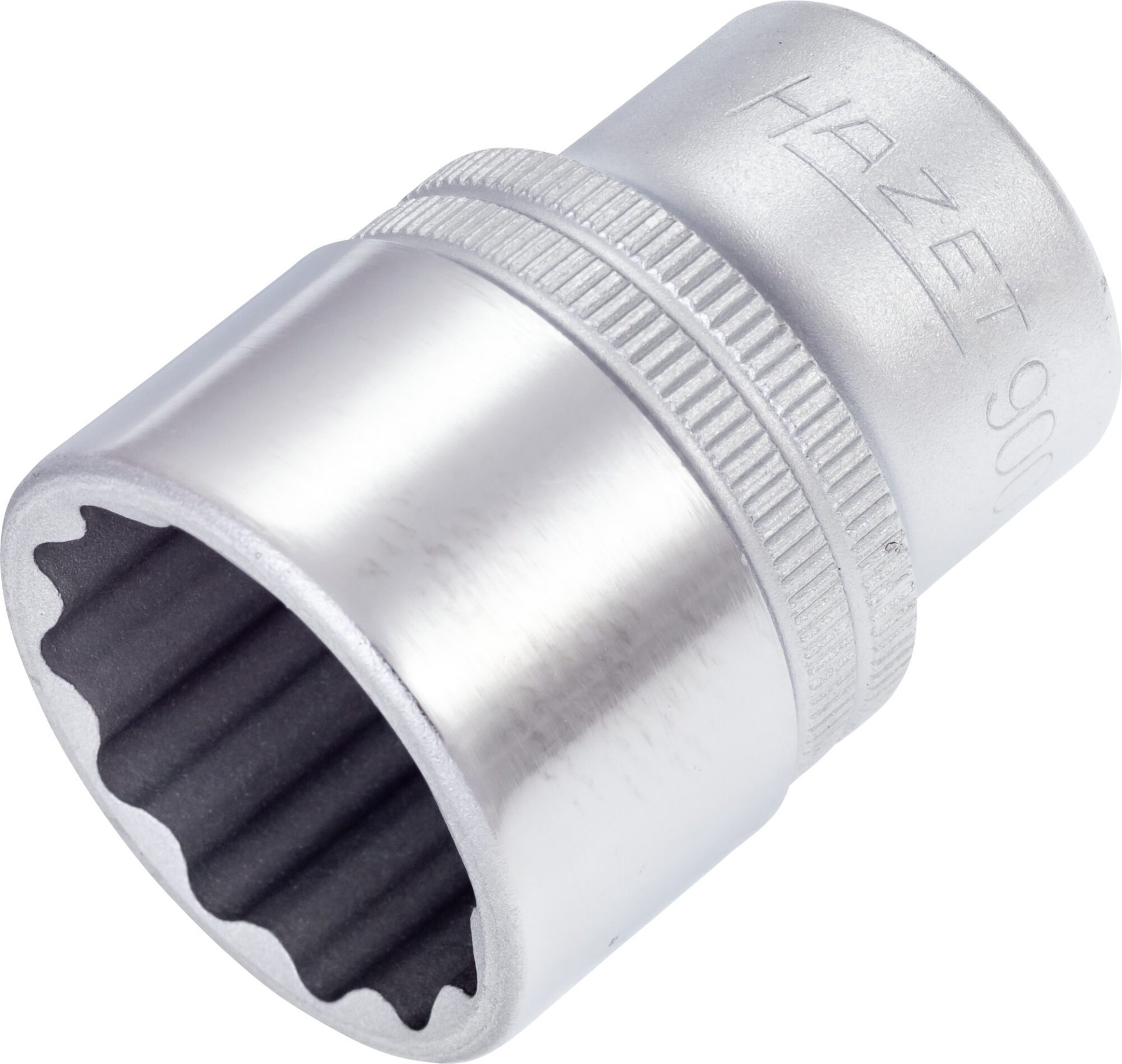 HAZET Steckschlüsseleinsatz 900Z-24 ∙ 1/2 Zoll (12,5 mm) Vierkant hohl ∙ Außen Doppelsechskant-Tractionsprofil ∙ SW 24 mm Produktbild img1 L