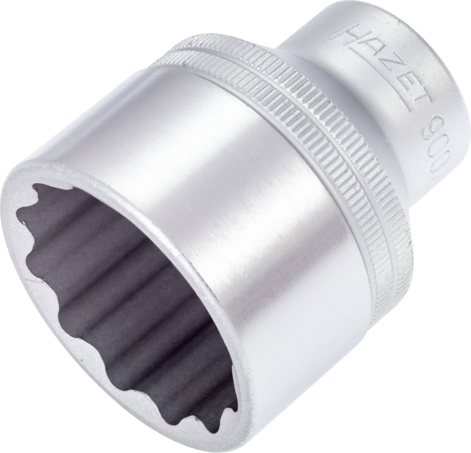 HAZET Steckschlüsseleinsatz 900Z-34 ∙ 1/2 Zoll (12,5 mm) Vierkant hohl ∙ Außen Doppelsechskant-Tractionsprofil ∙ SW 34 mm Produktbild img1 L