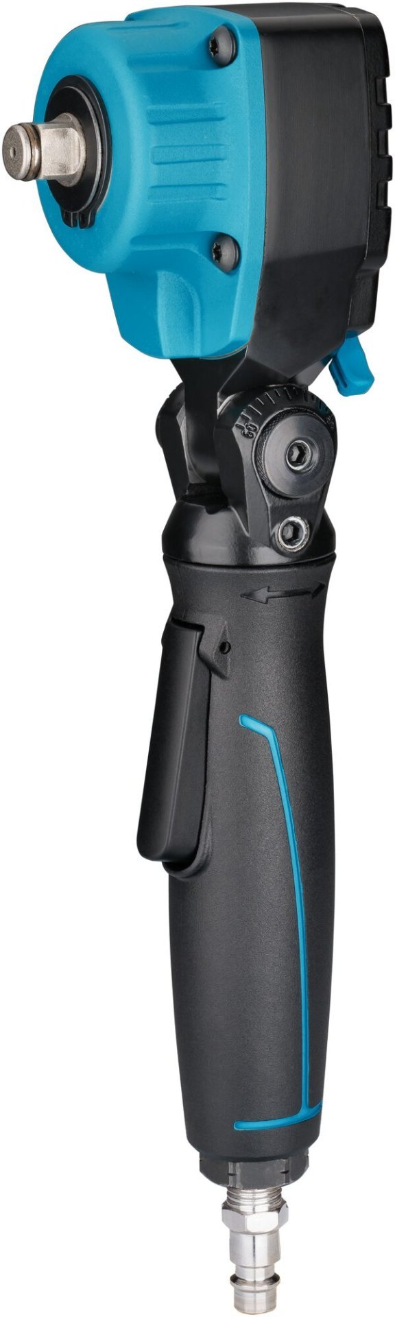 Twin Turbo Schlagschrauber 9012ATT ∙ Lösemoment maximal [Nm]: 550 Nm ∙ 1/2 Zoll (12,5 mm) Vierkant massiv ∙ L x B x H: 85 mm x 64 mm x 227 mm ∙ Hochleistungs-Doppelhammer-Schlagwerk Produktbild img1 L