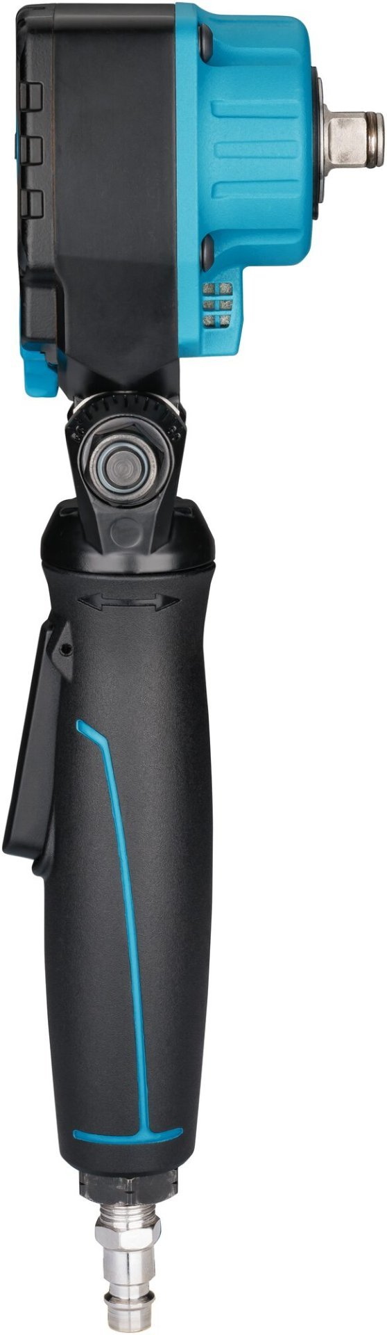 Twin Turbo Schlagschrauber 9012ATT ∙ Lösemoment maximal [Nm]: 550 Nm ∙ 1/2 Zoll (12,5 mm) Vierkant massiv ∙ L x B x H: 85 mm x 64 mm x 227 mm ∙ Hochleistungs-Doppelhammer-Schlagwerk Produktbild img5 L