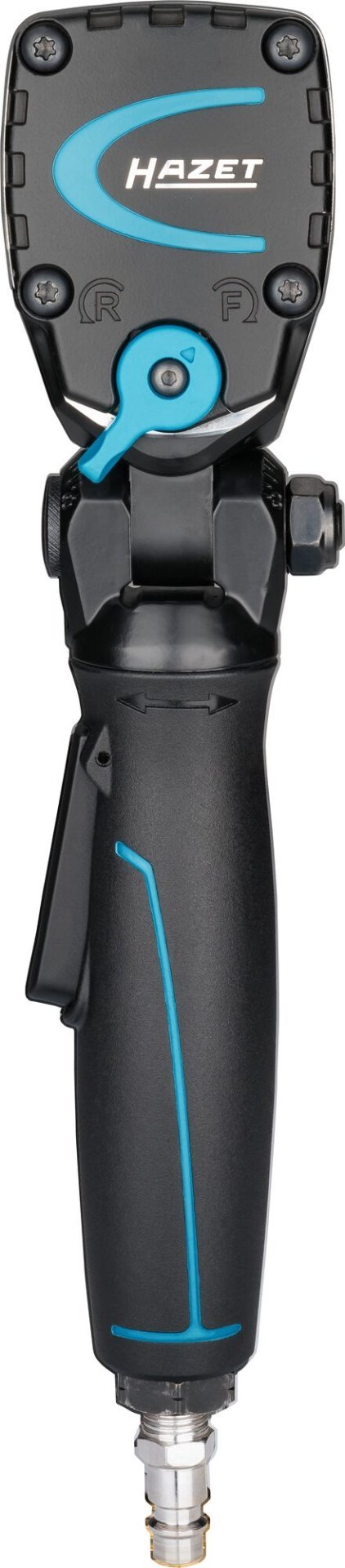 Twin Turbo Schlagschrauber 9012ATT ∙ Lösemoment maximal [Nm]: 550 Nm ∙ 1/2 Zoll (12,5 mm) Vierkant massiv ∙ L x B x H: 85 mm x 64 mm x 227 mm ∙ Hochleistungs-Doppelhammer-Schlagwerk Produktbild img4 L