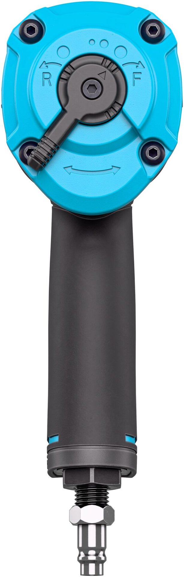 HAZET Schlagschrauber 9012ECO ∙ Lösemoment maximal [Nm]: 1700 Nm ∙ 1/2 Zoll (12,5 mm) Vierkant massiv ∙ Hochleistungs-Doppelhammer-Schlagwerk Produktbild img2 L