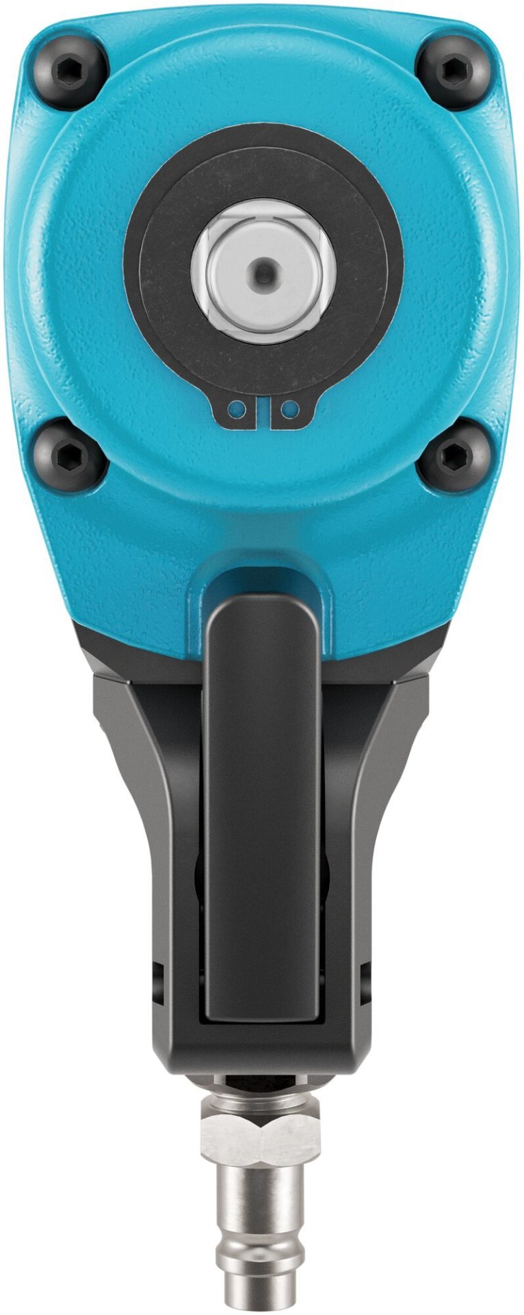 HAZET Twin Turbo Faust Schlagschrauber 9012PTT ∙ Lösemoment maximal [Nm]: 550 Nm ∙ 1/2 Zoll (12,5 mm) Vierkant massiv ∙ L x B x H: 85 mm x 64 mm x 141 mm ∙ Hochleistungs-Doppelhammer-Schlagwerk Produktbild img4 L