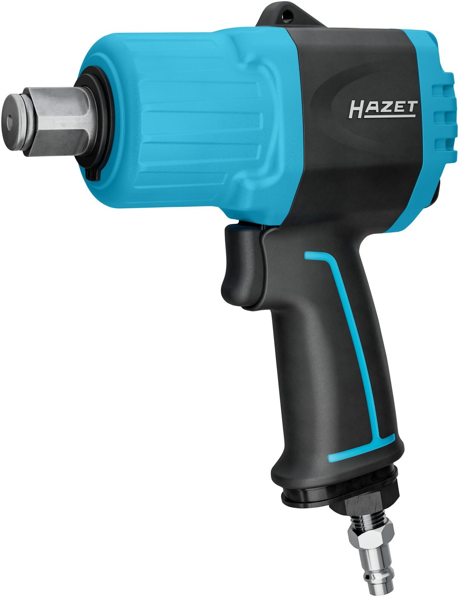 HAZET Twin Turbo Schlagschrauber 9013MTT ∙ Lösemoment maximal [Nm]: 1890 Nm ∙ 3/4 Zoll (20 mm) Vierkant massiv ∙ Hochleistungs-Doppelhammer-Schlagwerk Produktbild img3 L