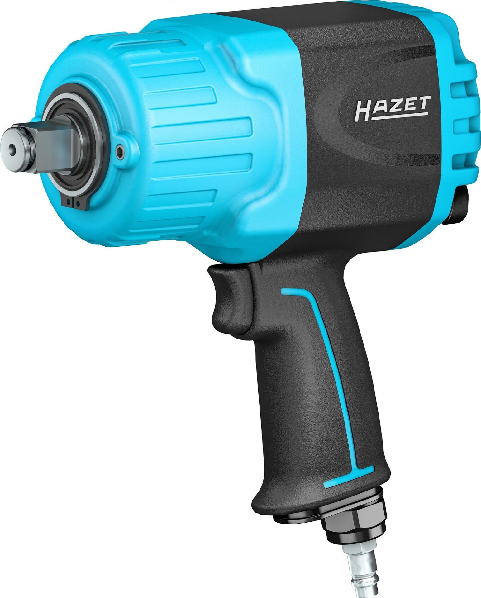 HAZET Twin Turbo Schlagschrauber 9013TT ∙ Lösemoment maximal [Nm]: 4100 Nm ∙ 3/4 Zoll (20 mm) Vierkant massiv ∙ Hochleistungs-Doppelhammer-Schlagwerk Produktbild img3 L