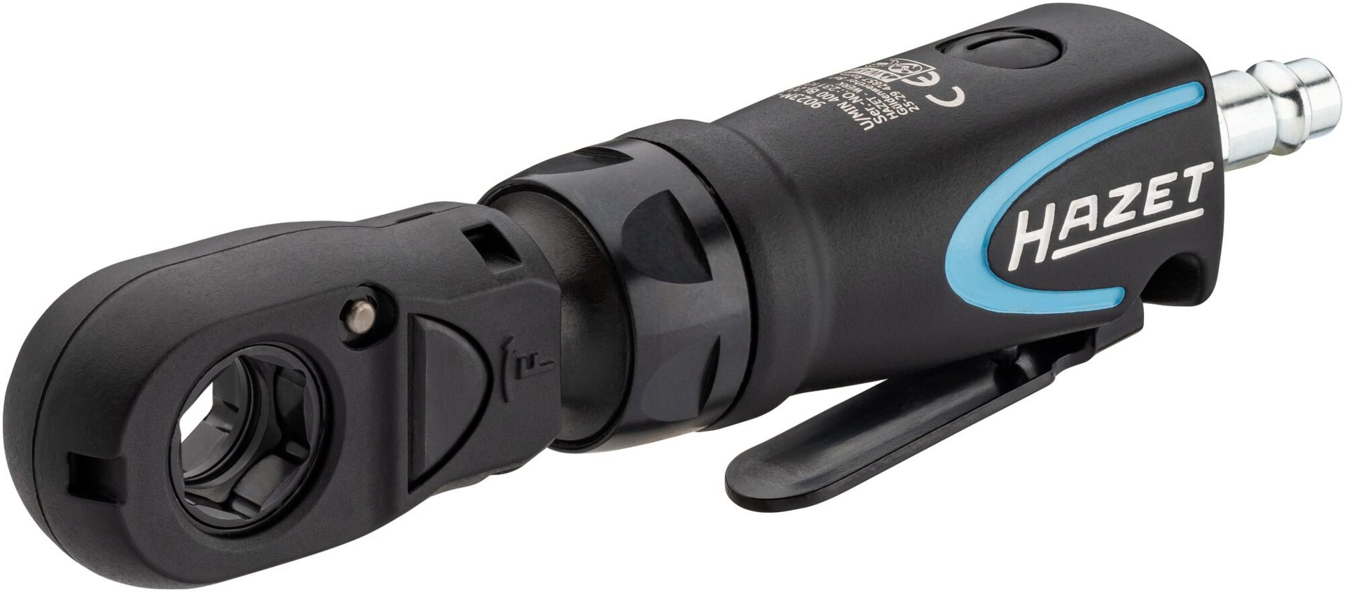 HAZET Mini Multifunktions-Ratschenschrauber 9023M-1 ∙ 1/4 Zoll (6,3 mm) Vierkant massiv, 3/8 Zoll (10 mm) Vierkant massiv, 1/4 Zoll (6,3 mm) Sechskant hohl ∙ 4-teilig Produktbild img1 L
