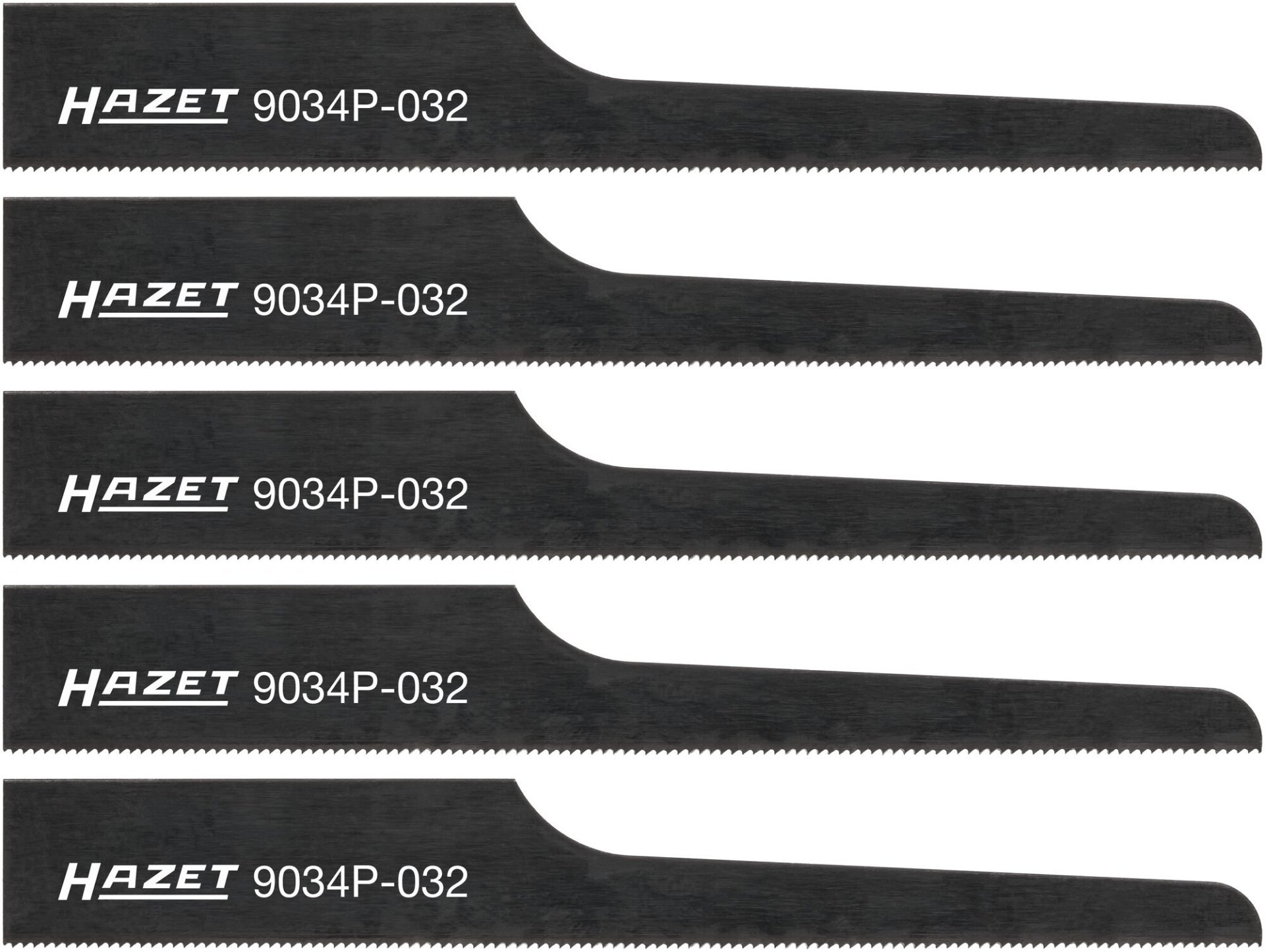 HAZET Stichsägeblätter ∙ 32 Zähne ∙ 5x 9034P-032/5 ∙ Länge: 93 mm Produktbild img1 L