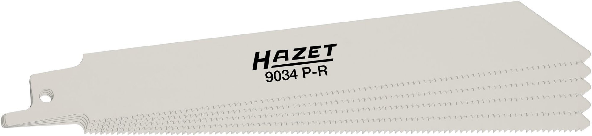 HAZET Reziprok-Stichsägeblätter∙ 18&nbsp;Zähne / Inch ∙ geschrägte ∙ gewellte Zahnung ∙ Gesamtlänge: 153&nbsp;mm 9034P-R/5 ∙ Länge: 153 mm Produktbild img3 L